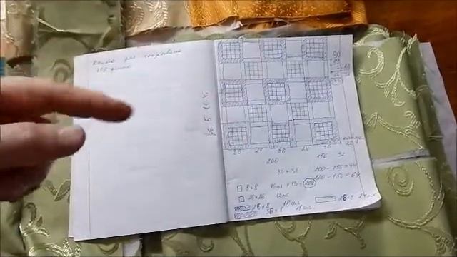 лоскутное покрывало из квадратов. часть 4. кайма. смотреть онлайн