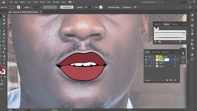 how to draw cartoon lips EXPLAINED #GRAPHTECH FX #ENZO FX смотреть онлайн