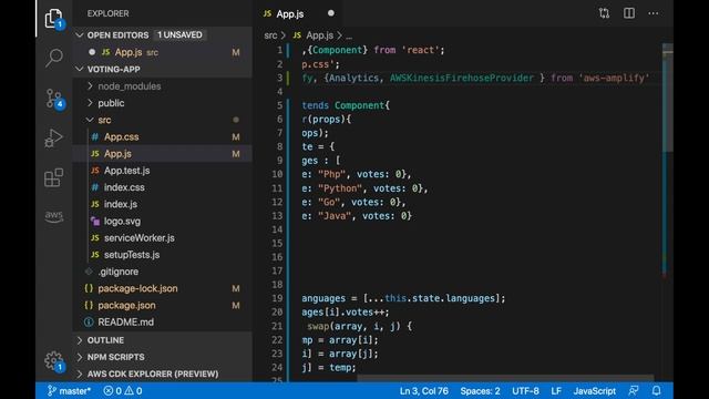 BUILD A REACT APP THAT CONNECTS TO KINESIS FIREHOSE with AWS Amplify смотреть онлайн