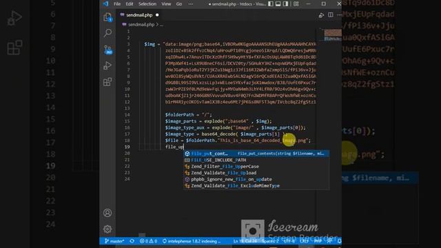 Php Convert Base64 string to Image and save to folder смотреть онлайн