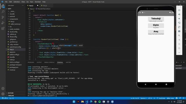 React NAtive FlatList kullanımı , FlatList Nasıl kullanılır ? смотреть онлайн
