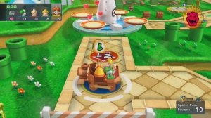 Mario Party 10 Bowser Party #217 Yoshi, Rosalina, Peach, Daisy Mushroom Park Master Difficulty