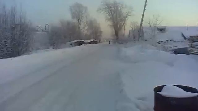 Буран с двигателем от Оки за машиной3.mp4 смотреть онлайн