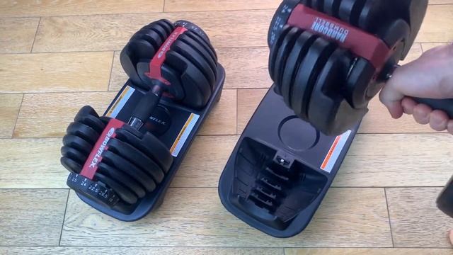 Сравнение гантелей Bowflex 552 и Hardcore Dumbbell 24 кг. Визуальное и функциональное сравнение смотреть онлайн