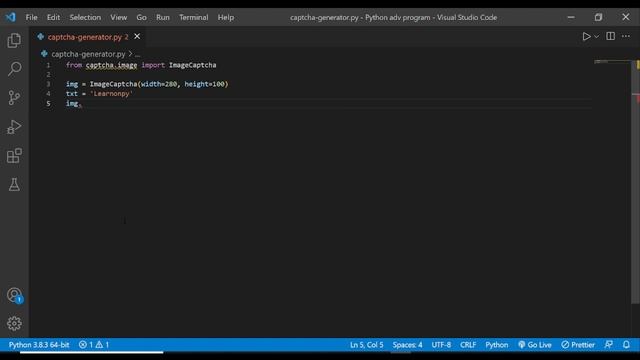 Captcha generator program using Python | Python Programs | Python Beginner Project | смотреть онлайн