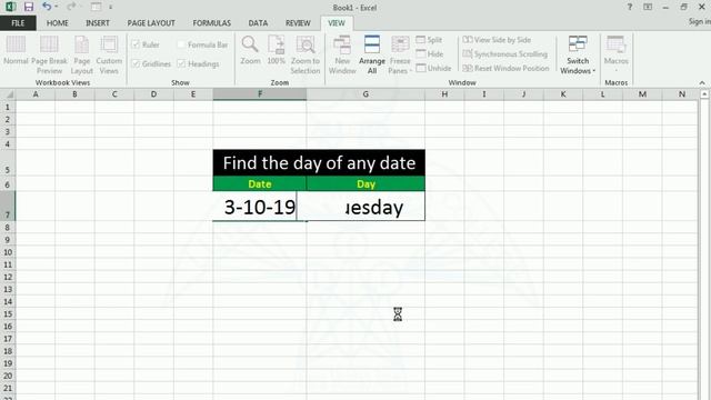 Excel find the day of any date | Lunar Computer College смотреть онлайн