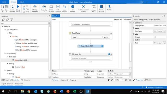 UiPath Tutorial 08 A - Excel Automation in UiPath | Read Range and Write Range Activity | DataTable смотреть онлайн
