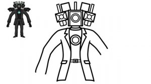 КАК НАРИСОВАТЬ ТИТАНА КАМЕРАМЕНА из Скибиди Туалет