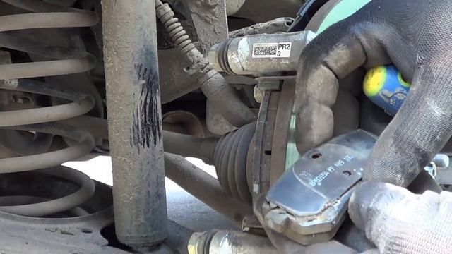 КИА СЕЛТОС. ЗАМЕНА ЗАДНИХ ТОРМОЗНЫХ КОЛОДОК.