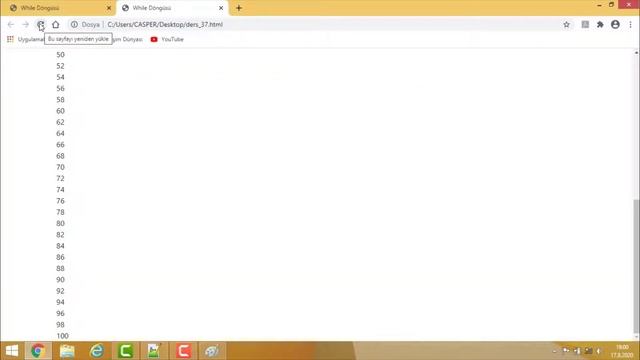 Javascript Dersleri 37 - While Döngüsü смотреть онлайн