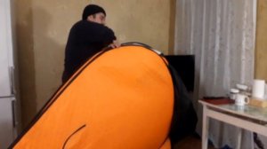 Как сложить палатку автомат трёх слойную 2×2 на 170