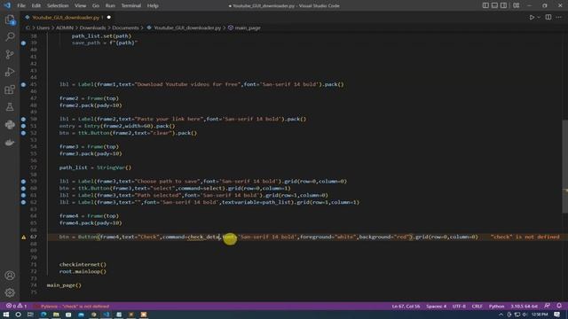 python 3 YouTube downloader with GUI Project 2022 смотреть онлайн