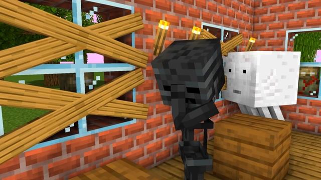 Monster School : ZOMBIE BECAME VILLAIN CHALLENGE - Minecraft Animation смотреть онлайн