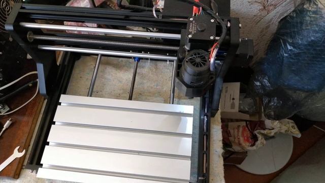 Демонстрация работы станка CNC 3018 PRO.После установки концевиков. смотреть онлайн