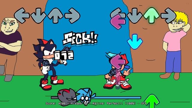 Friday Night Funkin' VS Freaky Night With Soni FULL WEEK DEMO (FNF Mod) (Sonic The Hedgehog/Shadow) смотреть онлайн