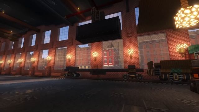 Real Cargo Train Minecraft w/ Create Mod 0.5 Full Steam смотреть онлайн