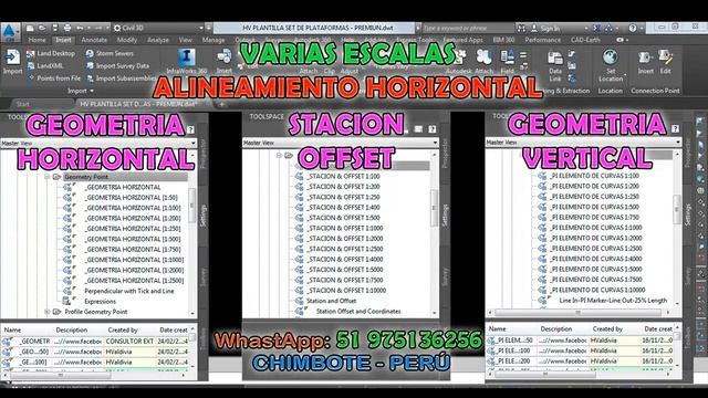AUTOCAD CIVIL 3D 2018 - PLATAFORMA IRREGULAR COMPUESTO AC3D смотреть онлайн