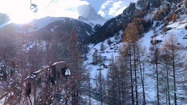 Walking Tour Zermatt & Matterhorn, Switzerland 4k 60 Fps (sunny Winter Day) - Amazing Landscape