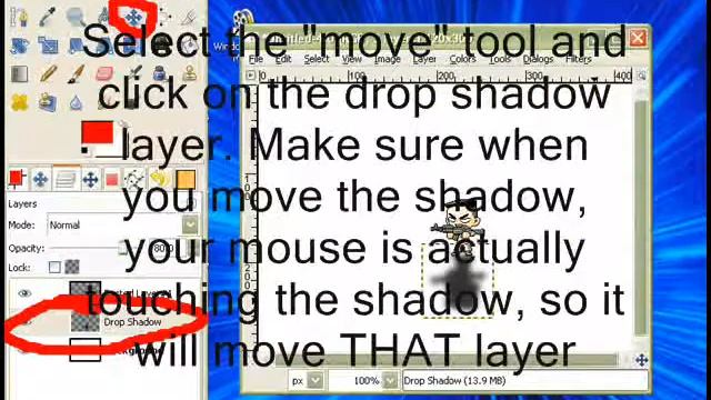 GIMP tutorial- drop shadows (please red descrp) смотреть онлайн