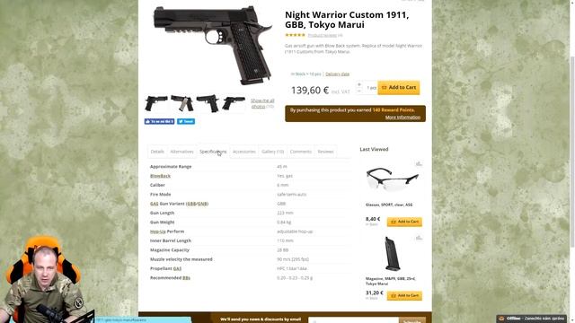 Airsoft Tokyo Marui Rendelés Airsoftguns Oldalról