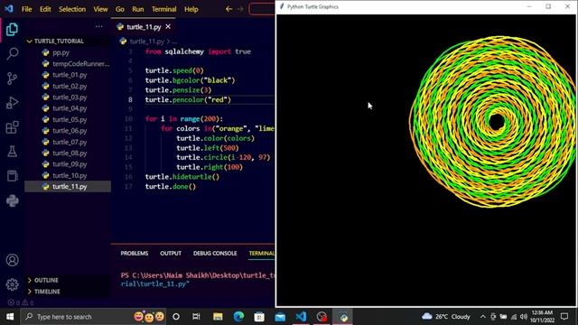 Top 05 Awesome Python Turtle Design #python #turtle смотреть онлайн