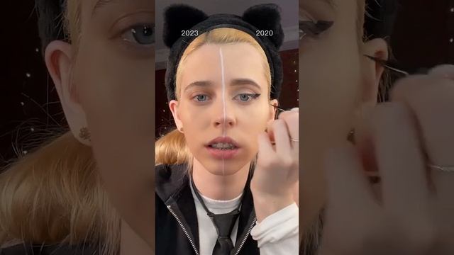 КАК Я КРАСИЛАСЬ В 2020 и 2023 #макияж смотреть онлайн