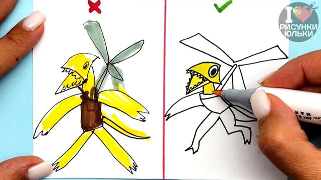 Как нарисовать Желтого нового монстра из RAINBOW FRIENDS Chapter 2 правильно и неправильно смотреть онлайн