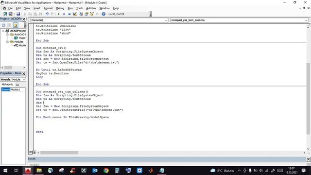 AUTOCAD VBA ile NOTEPAD okuma yazma nasıl yapılır ? ( NOTEPAD read-write with AUTOCAD VBA ) смотреть онлайн
