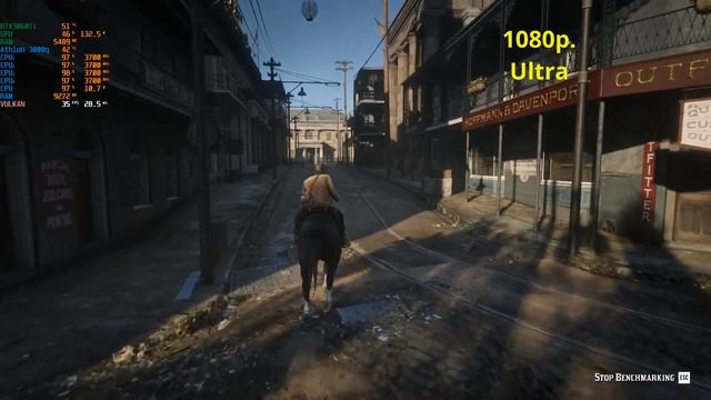 Red Dead Redemption 2 Athlon 3000g + RTX 3060Ti смотреть онлайн
