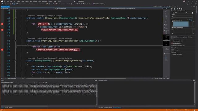 C# .Net | yield return VS return - was ist yield return?? смотреть онлайн