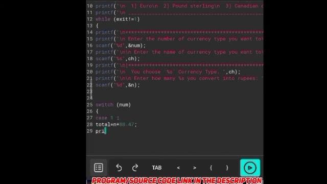 Simple currency converter c program | learn currency conversion| with source code #cprogramming смотреть онлайн