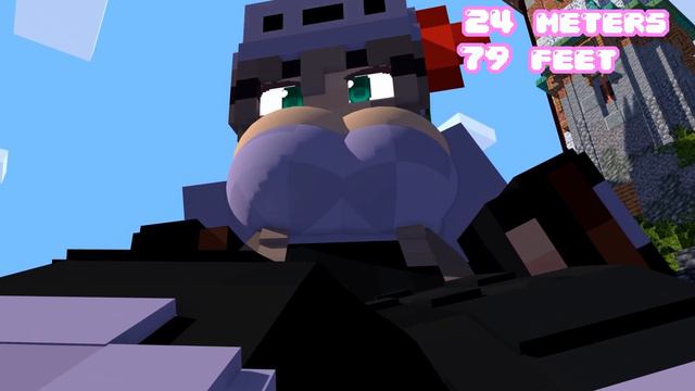 Giantess Growth #27 | Minecraft Animation