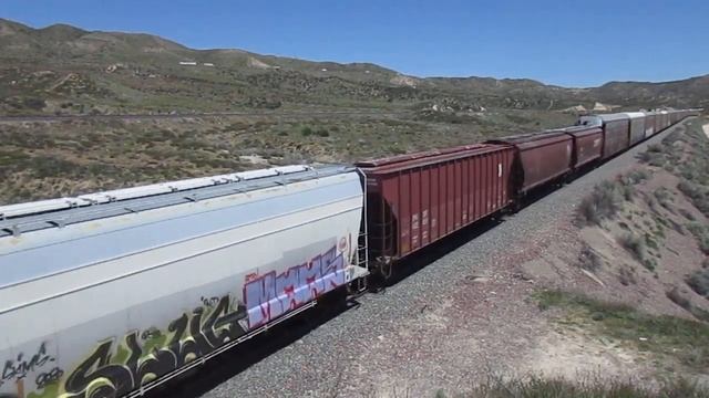 BNSF Manifest Train Cajon Pass 4/16/2020