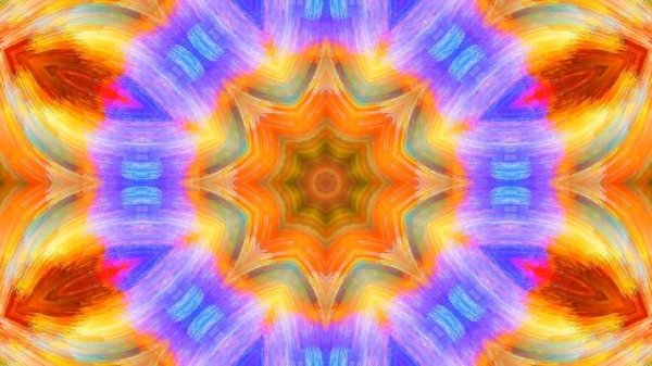 Калейдоскоп Kaleidoscope Mandala Visualization, Kaleidoscope Fractal Meditation ❊0003