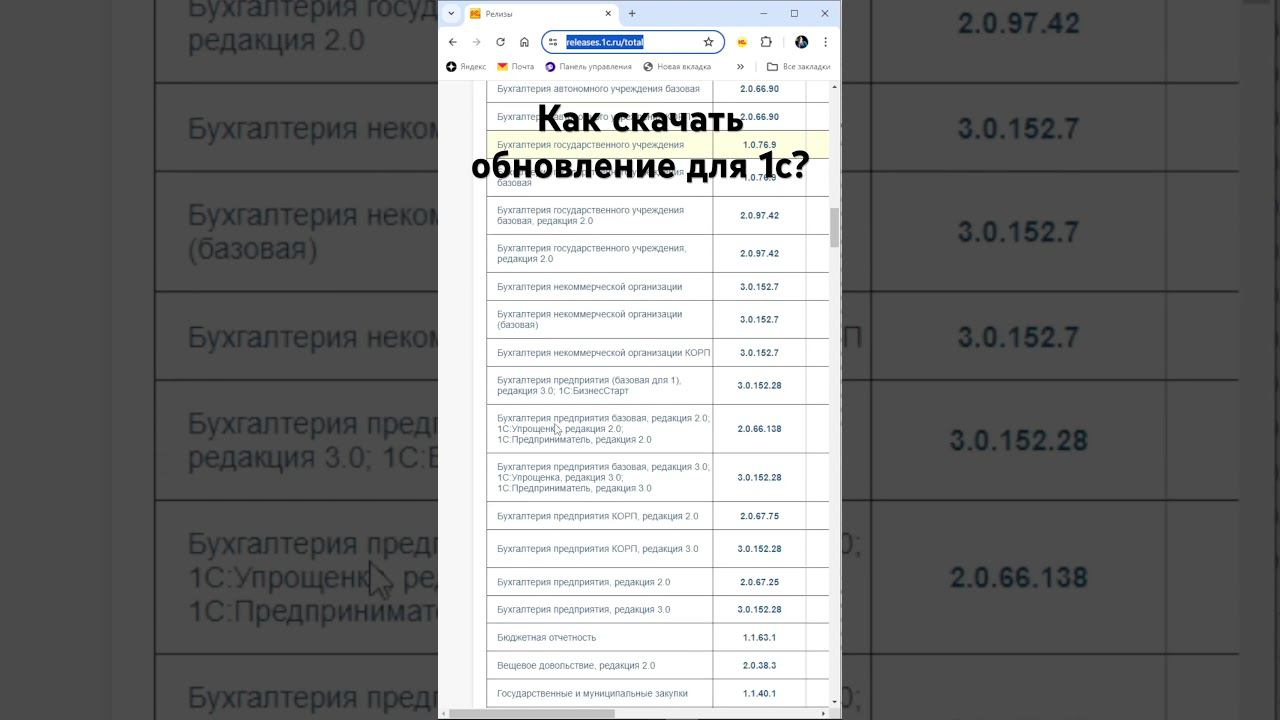Как скачать обновление для 1с? #1с #программист1с #1спредприятие #1сфранчайзи смотреть онлайн