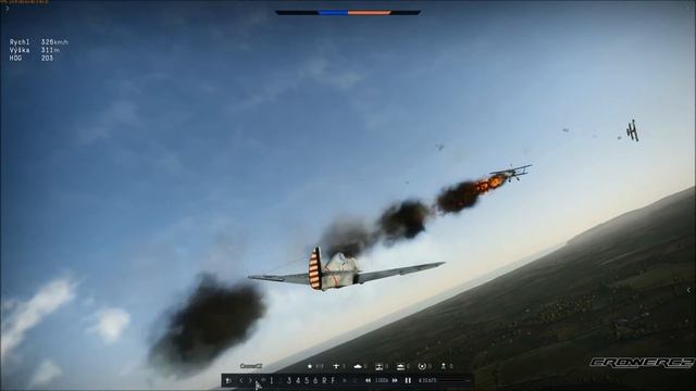 War Thunder - Best Epic Battle - P-36A Hawk смотреть онлайн