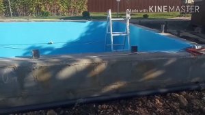 бассейн из блоков своими руками