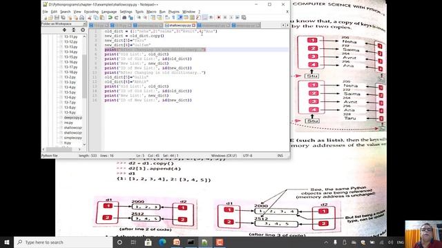 Python class X1 chapter 13 Dictionaries | Shallow Copy of a Dictionary | Shallow Copy Deep Copy смотреть онлайн