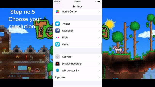 BETTER VIEW DISTANCE -Terraria mobile Tutorial (Ios +Jailbreak only) смотреть онлайн