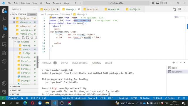 21-react js(react router Link) смотреть онлайн