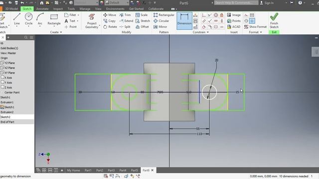 CAD Drawing with INVENTOR AUTODESK (AutoCAD) TUTORIAL 6, Exercises CAD2601 (Mechanical Engineering) смотреть онлайн