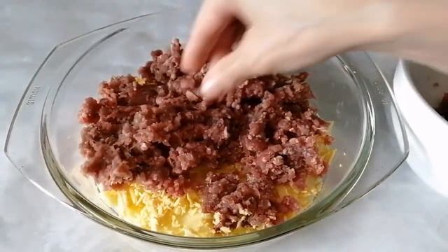 Картофельная Запеканка с фаршем смотреть онлайн