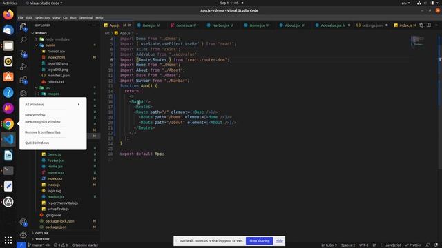 React use Link for create Routes смотреть онлайн