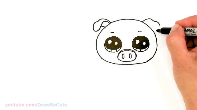 How to Draw a Baby Pig Easy | Beanie Boos смотреть онлайн