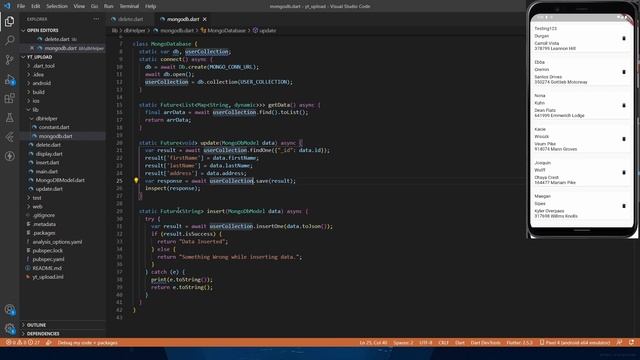 Delete Data From MongoDB - Flutter смотреть онлайн