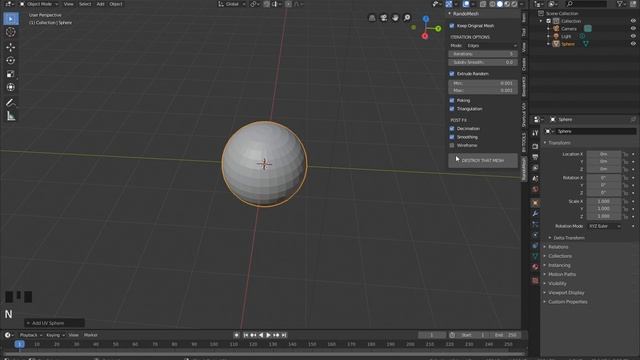 Аддоны RandoMesh, Shortcut VUr и Tree gen в Blender 3D смотреть онлайн