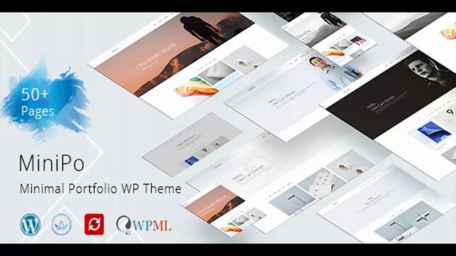 MiniPo - Multipurpose Minimal Portfolio WordPress Theme | Themeforest Website Templates and Themes смотреть онлайн