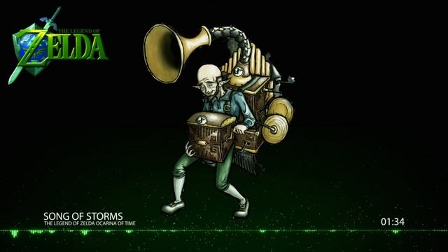 The Legend Of Zelda Ocarina Of Time - Song Of Storms | Epic Rock Cover смотреть онлайн