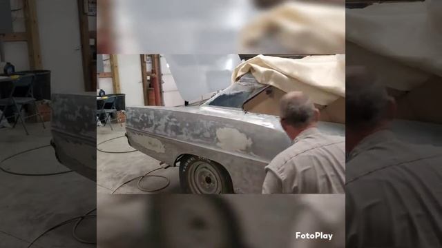 67 Chevy II quarter panel replacement (part 1) смотреть онлайн