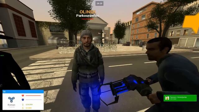 GMOD DarkRP | ИГРАЮ С ПОЛЯКАМИ смотреть онлайн